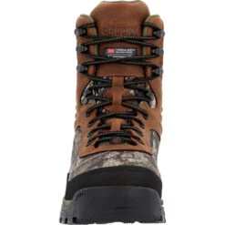 'Rocky' Men's 8" Lynx 800G WP Hunting - Brown / Camo -Carhartt Store RKS0594 front 1024x1024@2x
