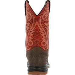 'Rocky' Men's 11" Worksmart EH WP Comp Toe - Dark Brown -Carhartt Store RKW0385 back 1024x1024@2x