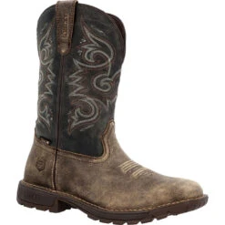 'Rocky' Men's 11" Legacy 32 EH WP Western Square Toe - Brown -Carhartt Store RKW0389 1024x1024@2x