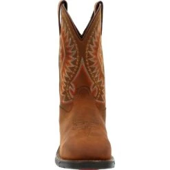 'Rocky' Men's 11" Rugged Trail EH WP Western Square Toe - Brown -Carhartt Store Rocky Rugged Trail 11 waterproof western work boot RKW0370 2 1024x1024@2x