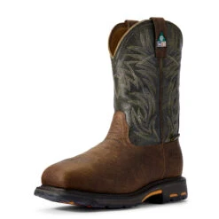'Ariat' Men's 11" WorkHog MetGuard EH Comp Toe - Ridge Brown 11 'Ariat' Men's 11" WorkHog MetGuard EH Comp Toe - Ridge Brown -Carhartt Store S16 MNS WORK Couto 10017174 3 4 front 1024x1024@2x