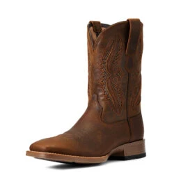 'Ariat' Men's 11" Rowder VentTek 360° Western Square Toe - Earth / Mack Brown -Carhartt Store S22 MNS WEST 10040237 3 4 front 1024x1024@2x