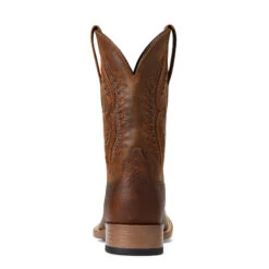'Ariat' Men's 11" Rowder VentTek 360° Western Square Toe - Earth / Mack Brown -Carhartt Store S22 MNS WEST 10040237 heel 1024x1024@2x