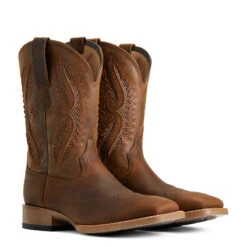 'Ariat' Men's 11" Rowder VentTek 360° Western Square Toe - Earth / Mack Brown -Carhartt Store S22 MNS WEST 10040237 pair 1024x1024@2x