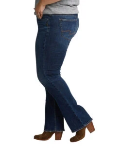 'Silver Jeans' Women's Suki Mid Rise Slim Boot - Dark Indigo (Ext. Sizes) -Carhartt Store W93616SDK424 IND 03 1024x1024@2x