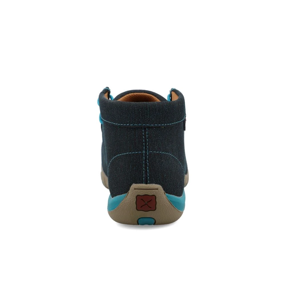'Twisted X' Women's Chukka Driving Moc EH Comp Toe - Dark Teal / Turquoise 7 'Twisted X' Women's Chukka Driving Moc EH Comp Toe - Dark Teal / Turquoise - Image 5