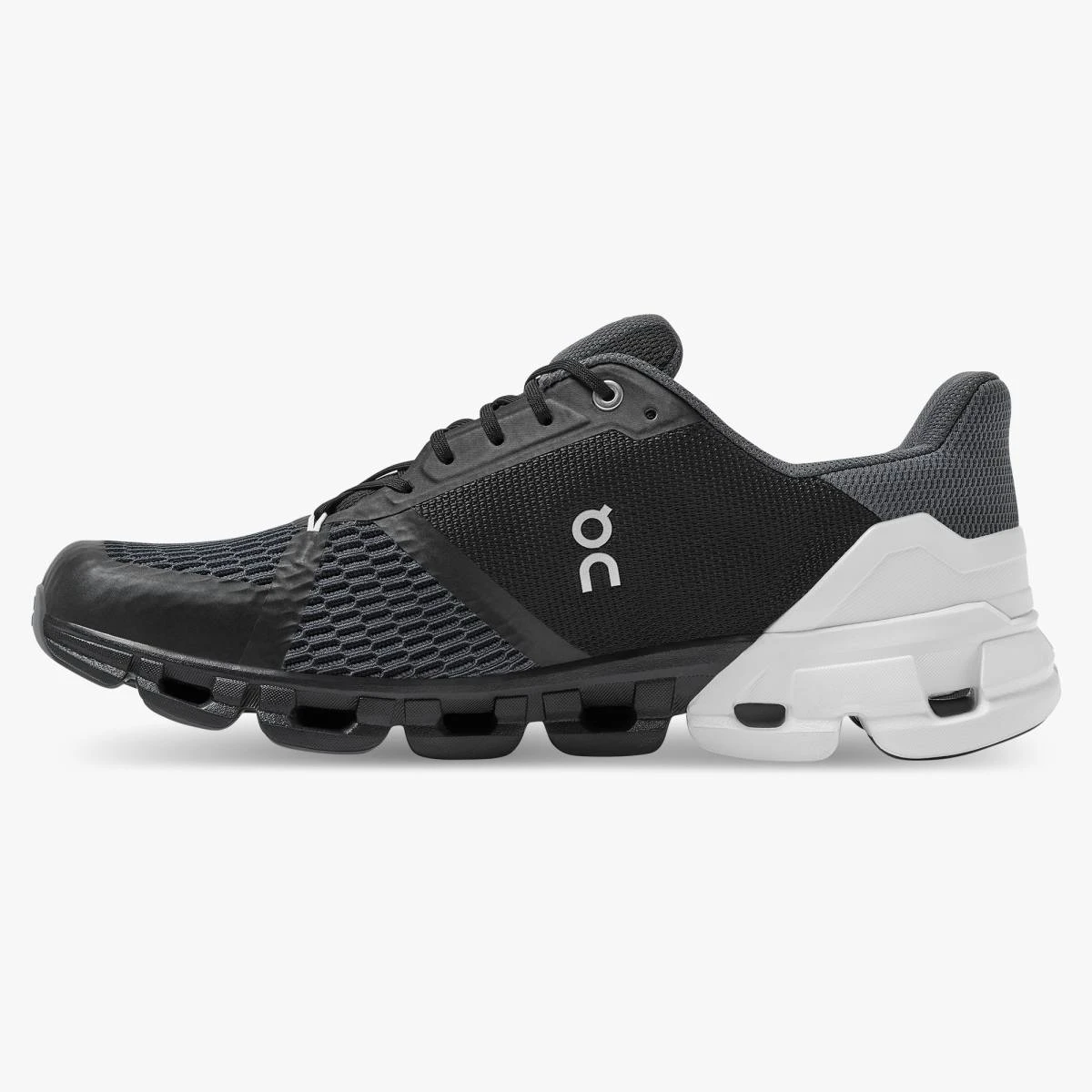 'On Running' Men's Cloudflyer - Black / White 7 'On Running' Men's Cloudflyer - Black / White - Image 5