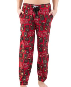 'Lazy One' Men's Don't Wake The Bear PJ Pants - Red -Carhartt Store ec611547638fc9ee4a492d161809b1a8 1024x1024@2x