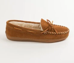 'Minnetonka' Men's Pile Lined Hardsole Moc Slipper - Brown (Ext. Sizes) -Carhartt Store mens slippers pile hardsole brown 3902 02 bb53561f 3d00 4d95 b72d aed9543613d1 1024x1024@2x