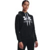'Under Armour' Women's Rival Fleece Logo Hoodie - Black / White -Carhartt Store s7.V5 1356318 001 FC 1024x1024@2x