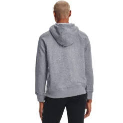 'Under Armour' Women's Rival Fleece Logo Hoodie - Steel Medium Heather / Black -Carhartt Store s7.V5 1356318 035 BC 1024x1024@2x