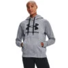 'Under Armour' Women's Rival Fleece Logo Hoodie - Steel Medium Heather / Black -Carhartt Store s7.V5 1356318 035 FC 1024x1024@2x