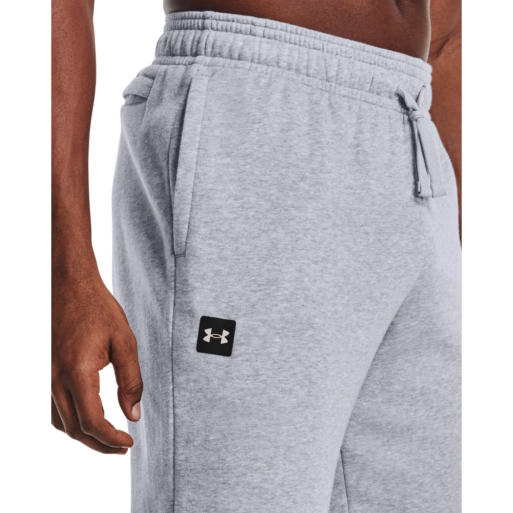 'Under Armour' Men's Rival Fleece Joggers - Mod Grey Light Heather 4 'Under Armour' Men's Rival Fleece Joggers - Mod Grey Light Heather - Image 2
