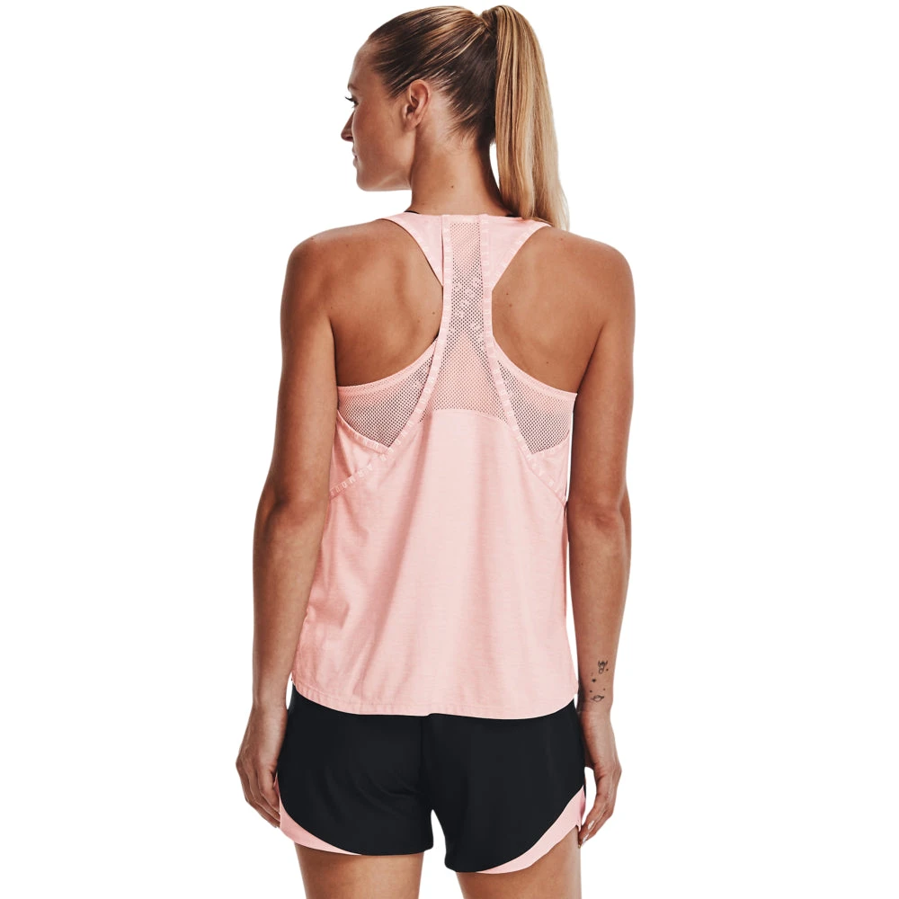 'Under Armour' Women's Knockout Mesh Back Tank - Retro Pink 3 'Under Armour' Women's Knockout Mesh Back Tank - Retro Pink
