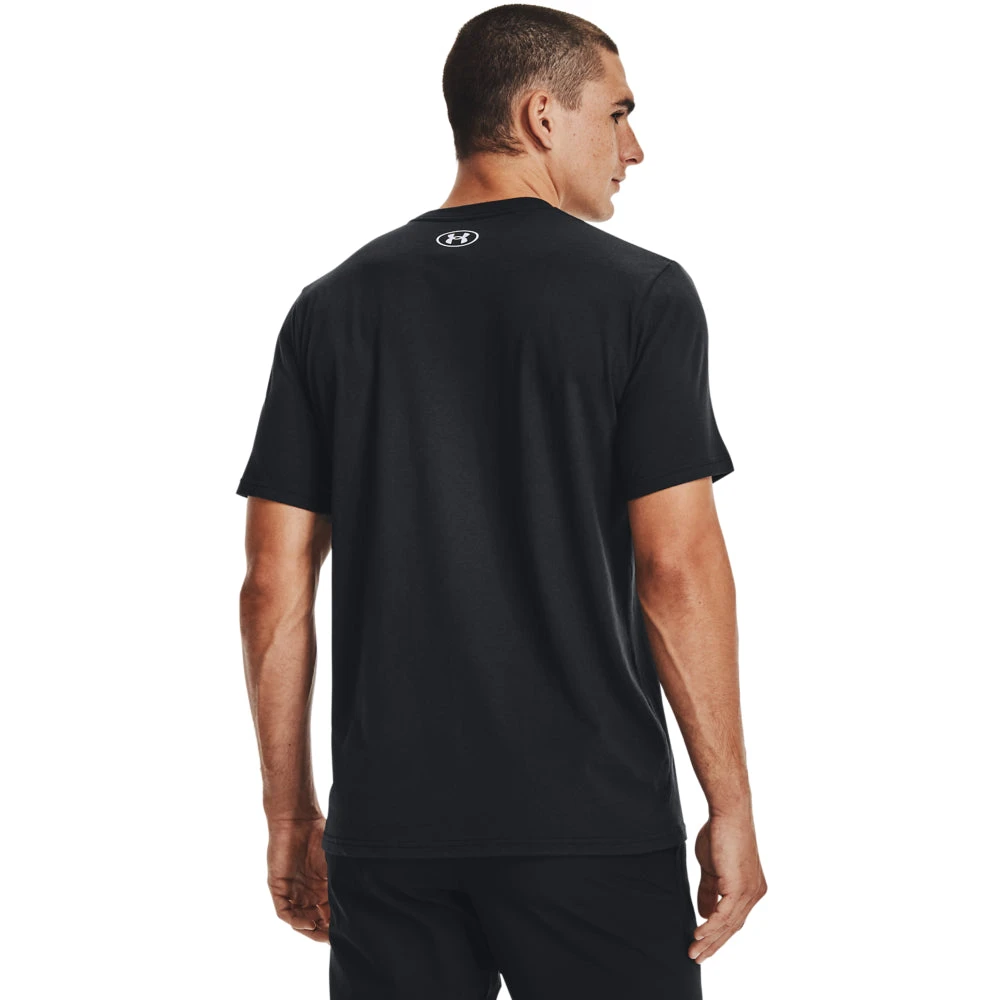 'Under Armour' Men's New Freedom BFL T-Shirt - Black / White 4 'Under Armour' Men's New Freedom BFL T-Shirt - Black / White - Image 2