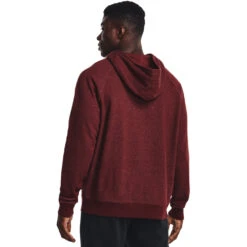 'Under Armour' Men's Rival Fleece 1/2 Zip Hoodie - Chestnut Red Light Heather / Onyx White -Carhartt Store s7.V5 1373371 690 BC 1024x1024@2x